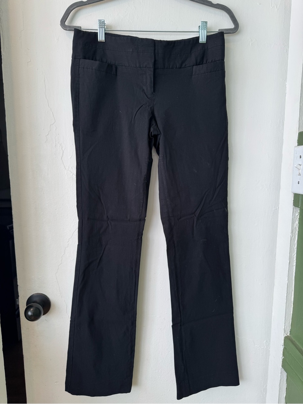 The Limited Black Boot-Cut Stretch Pants